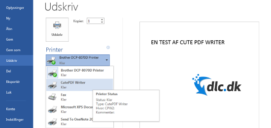 cute pdf writer software download