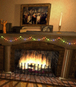 Christmas Fireplace 3D Screensaver - Boxshot