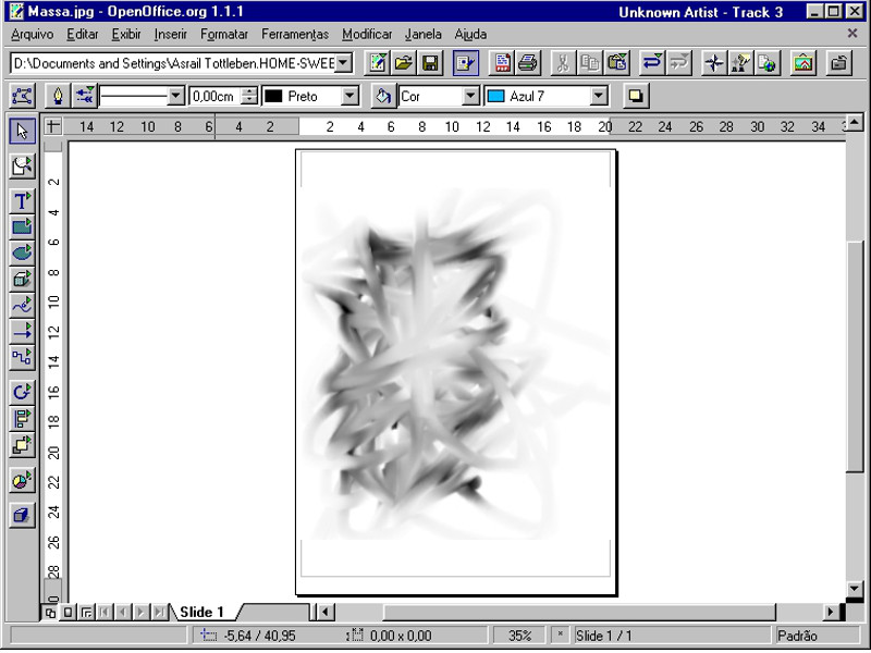 Screenshot af Apache OpenOffice Draw
