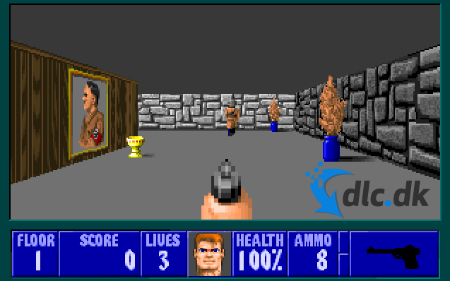 Screenshot af Wolfenstein 3D