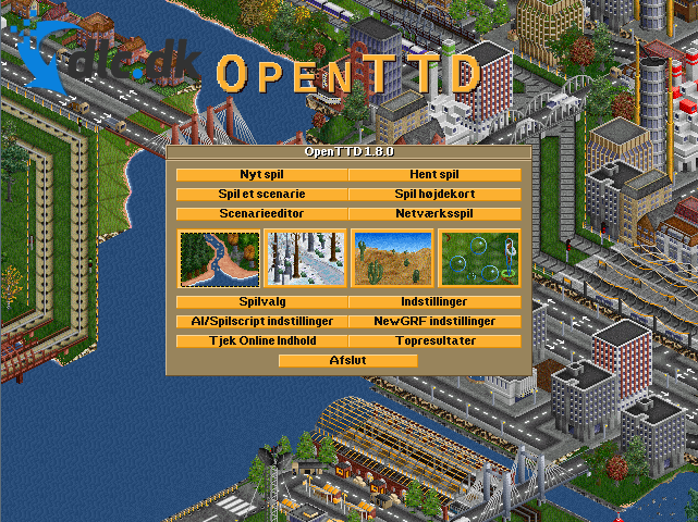Screenshot af Open Transport Tycoon Deluxe (Dansk)