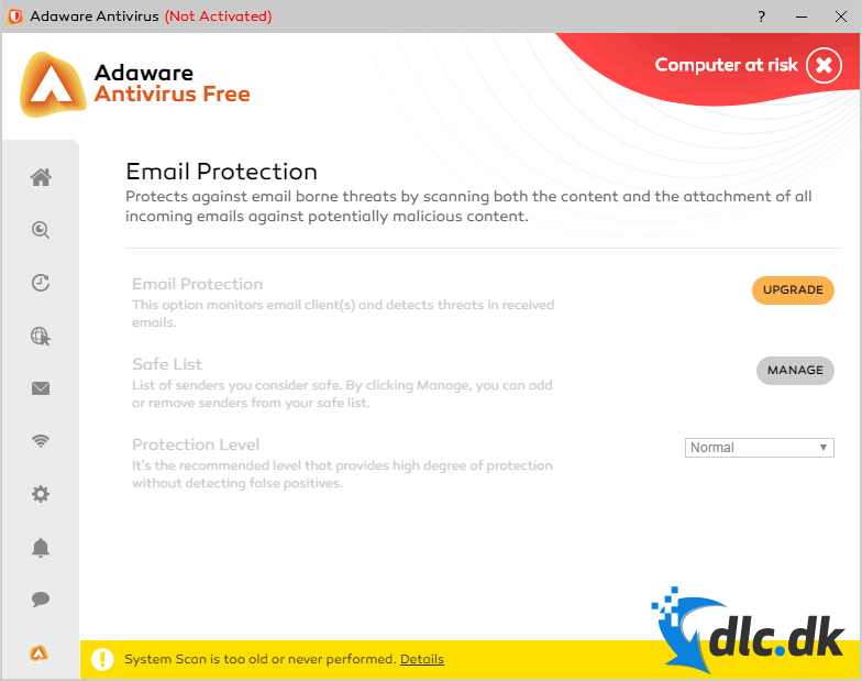 Screenshot af Adaware Antivirus Free