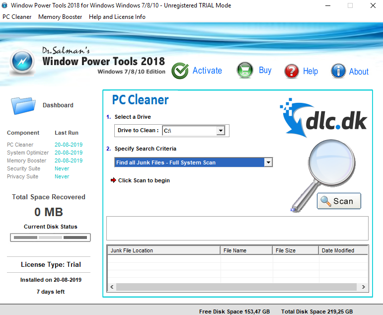 Screenshot af Dr. Salman's Window Power Tools