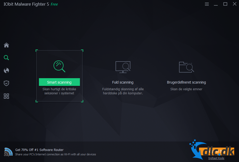 Screenshot af IObit Malware Fighter Free