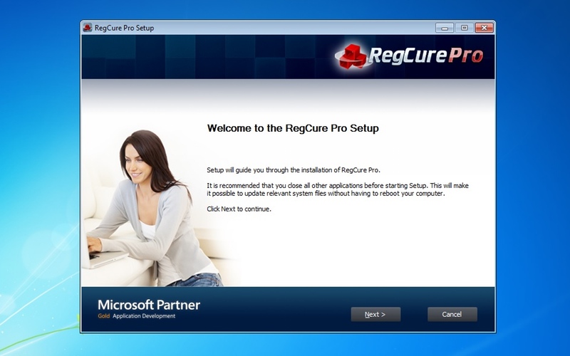 Screenshot af RegCure Pro