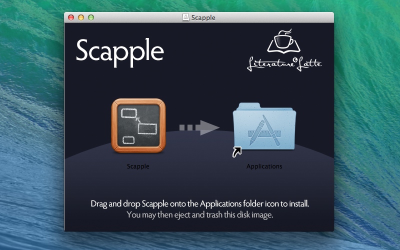 Screenshot af Scapple