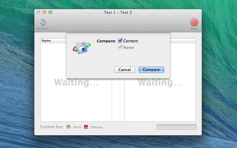 Screenshot af Juxtapose Folders til Mac