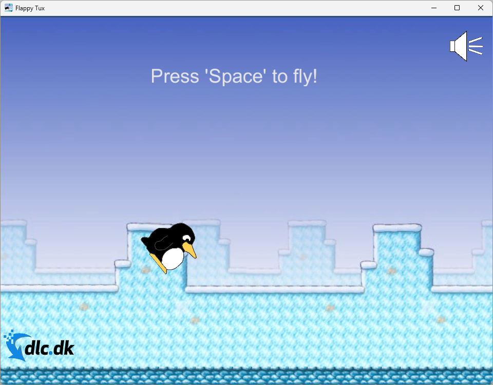 Screenshot af Flappy Tux