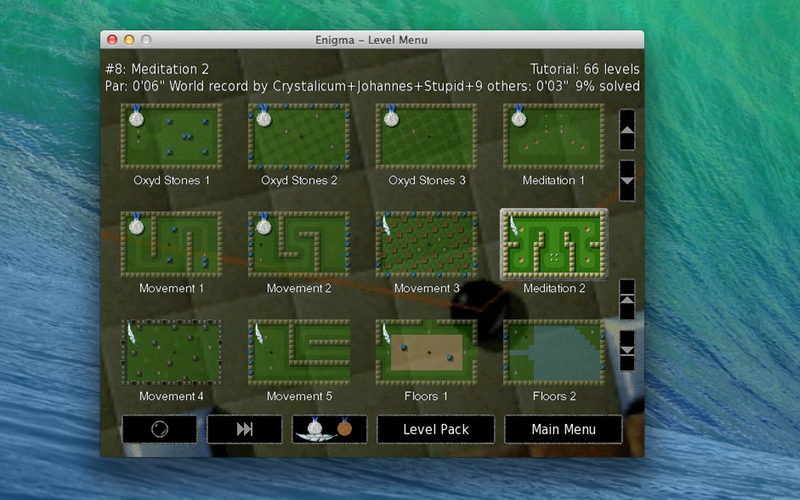 Screenshot af Enigma til Mac