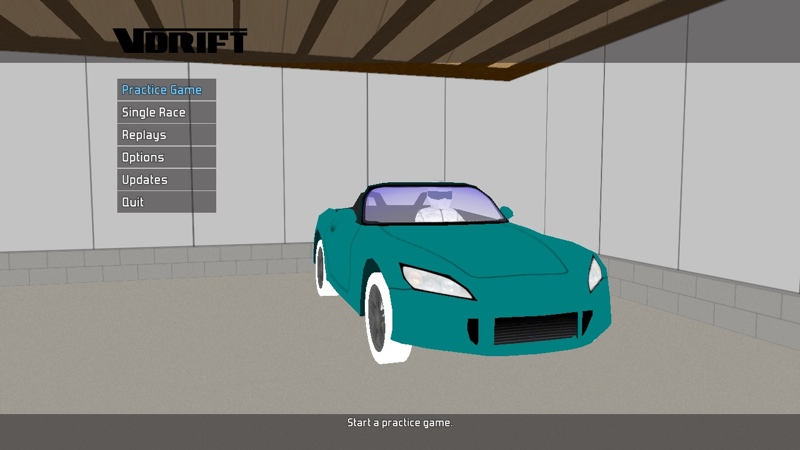 Screenshot af VDrift til Mac
