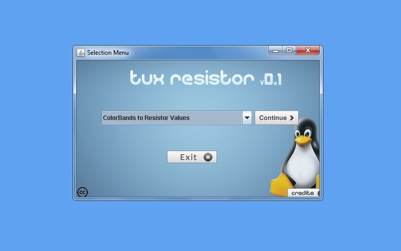 Screenshot af Tux Resistor