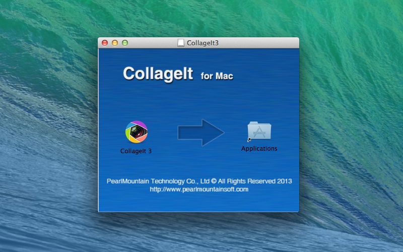 Screenshot af CollageIt til Mac