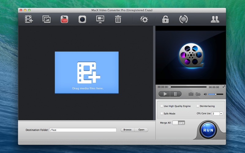Screenshot af MacX Video Converter Pro