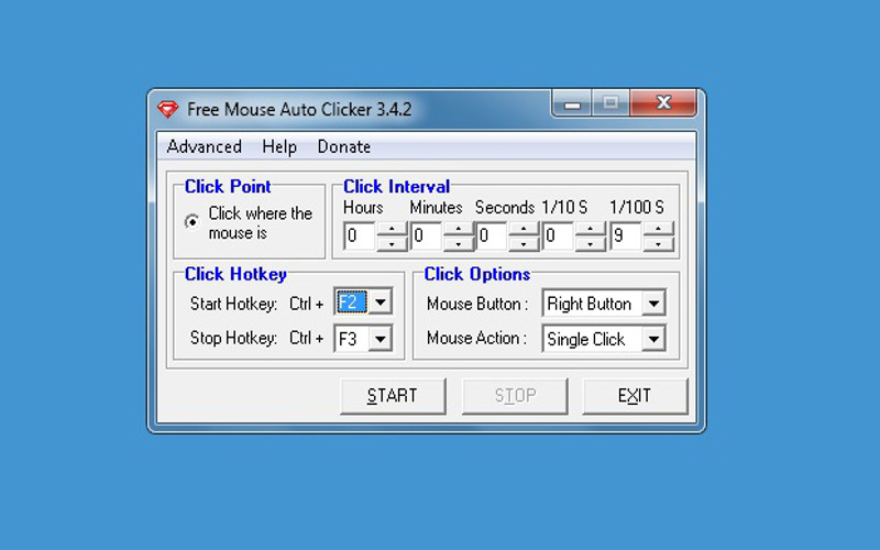 free no download auto clicker