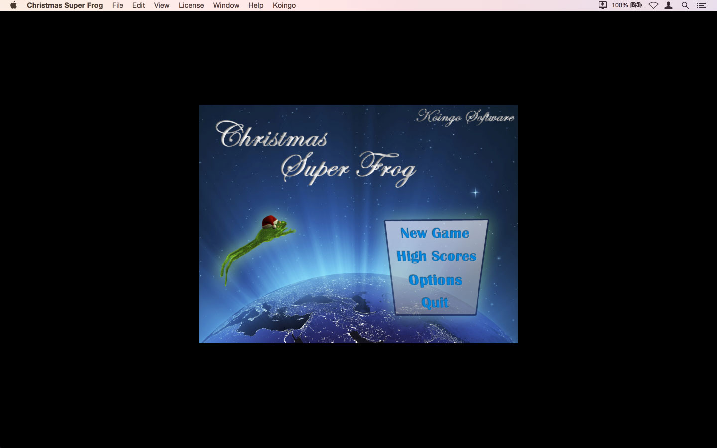 Screenshot af Christmas Super Frog