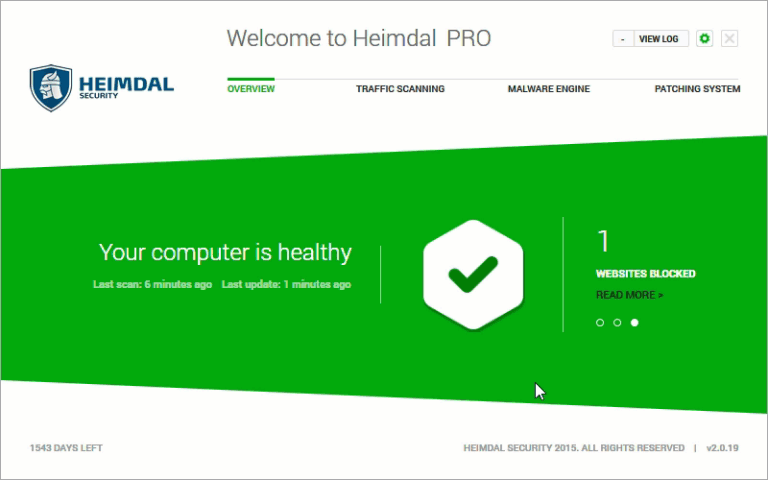 Screenshot af Heimdal