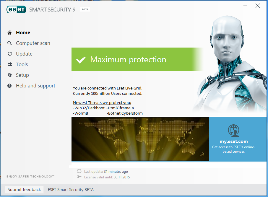 Антивирус свежие ключи. Антивирус ESET Smart Security. ESET nod32 Smart Security. ESET Smart Security 9. Антивирус для Windows 10 ESET nod32.
