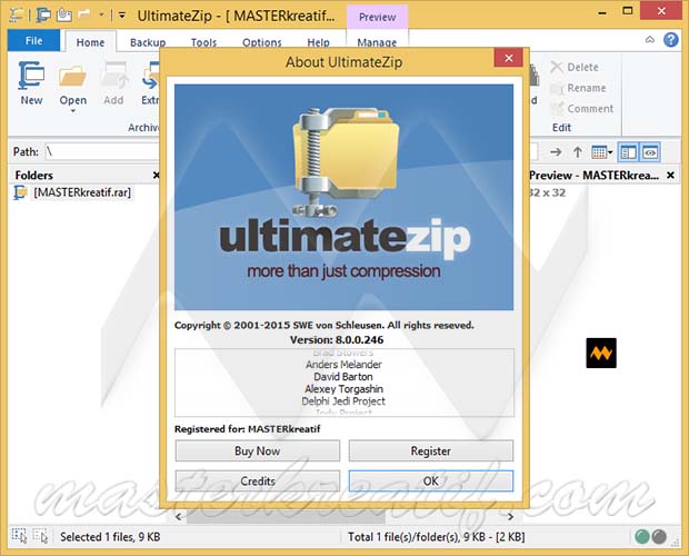 Screenshot af UltimateZip