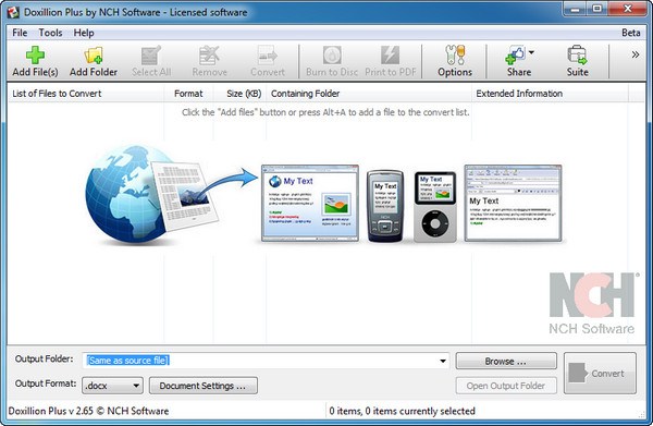 download Doxillion Document Converter 3.06 portable rus