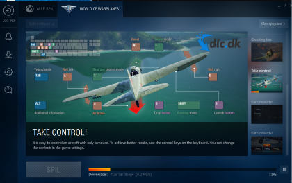 Screenshot af World of Warplanes