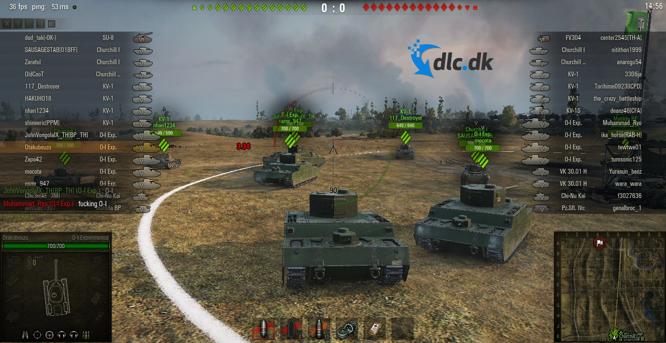 Screenshot af World of Tanks