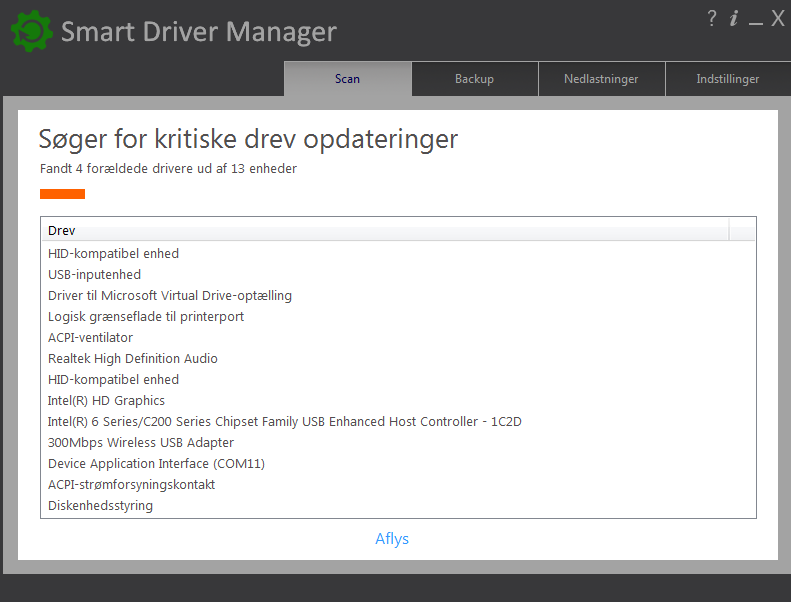 Screenshot af Smart Driver Updater