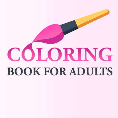 Coloring Book for Adults (dansk) - Boxshot