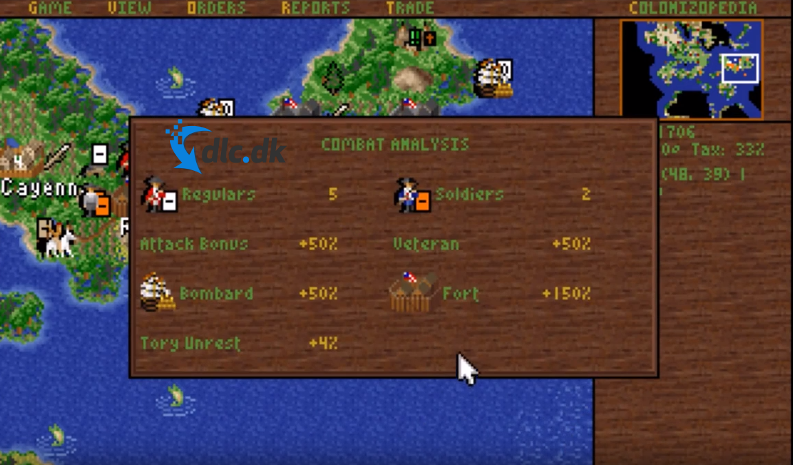 Screenshot af Colonization