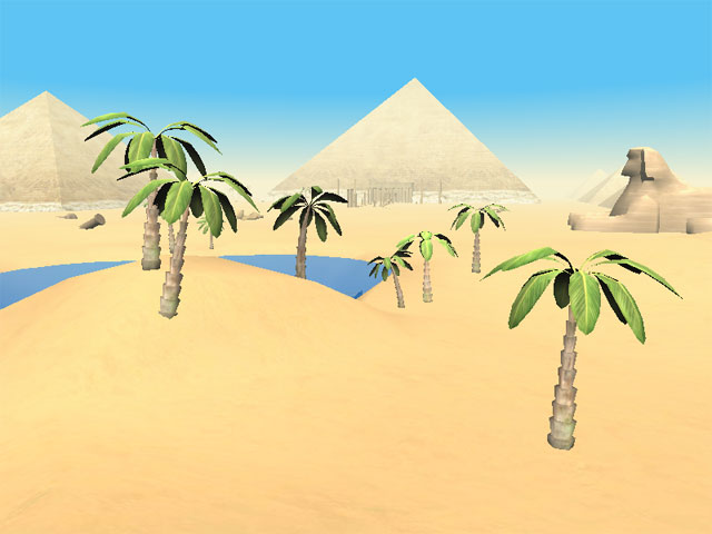 Screenshot af The Pyramids of Egypt 3D Screensaver