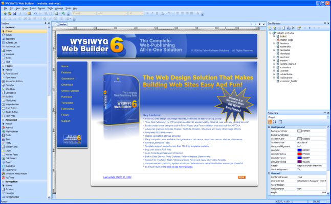 WYSIWYG Web Builder 18.3.0 instal the new version for android