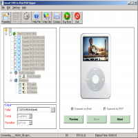 Screenshot af 321Soft DVD to iPod PSP Ripper