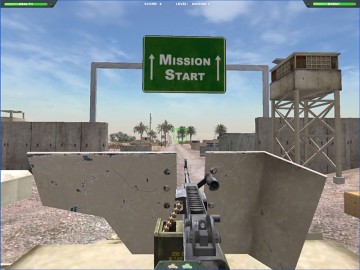 Screenshot af Desert Gunner
