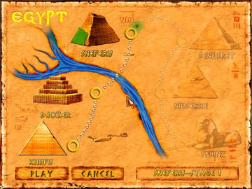 Screenshot af Brickshooter Egypt