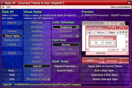 Screenshot af Style XP Til kvinder