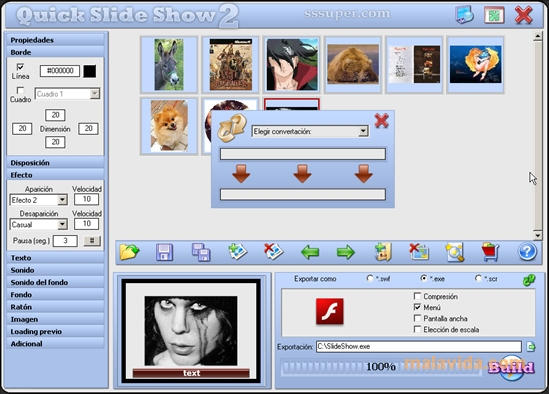 Screenshot af Quick Slide Show