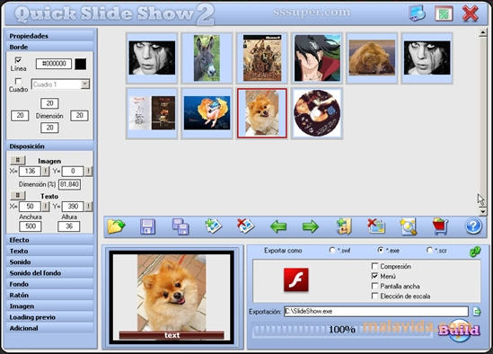 Screenshot af Quick Slide Show