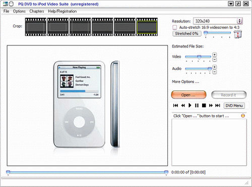Screenshot af PQ DVD to iPhone Video Suite