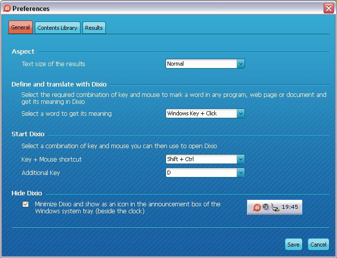 Screenshot af Dixio Desktop