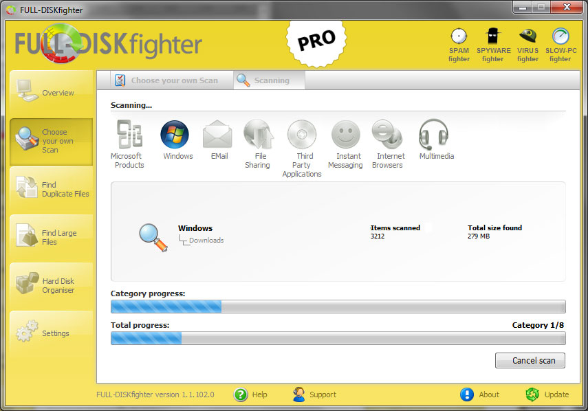 Screenshot af FULL-DISKfighter