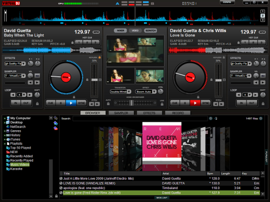 Screenshot af Virtual DJ for Mac