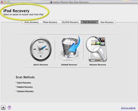 Screenshot af Stellar Phoenix Mac Data Recovery