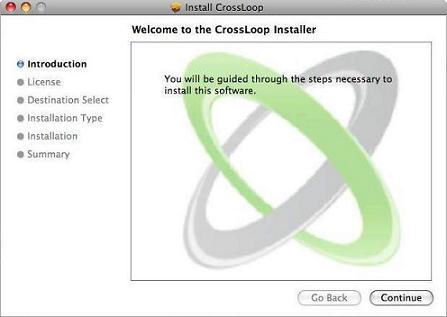 Screenshot af CrossLoop til Mac