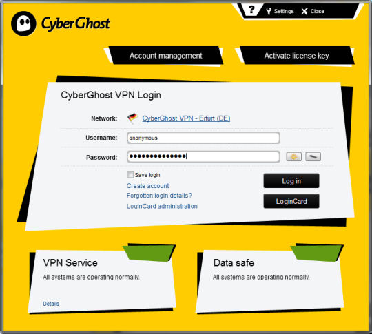 CyberGhost VPN download the new version for windows