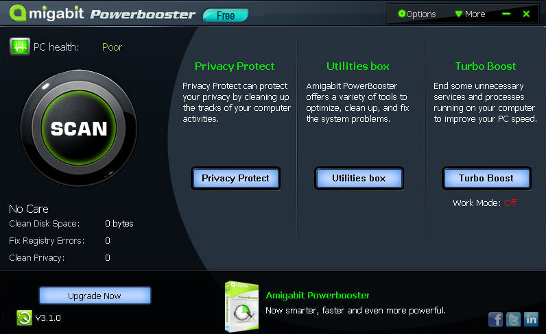 Screenshot af Amigabit PowerBooster