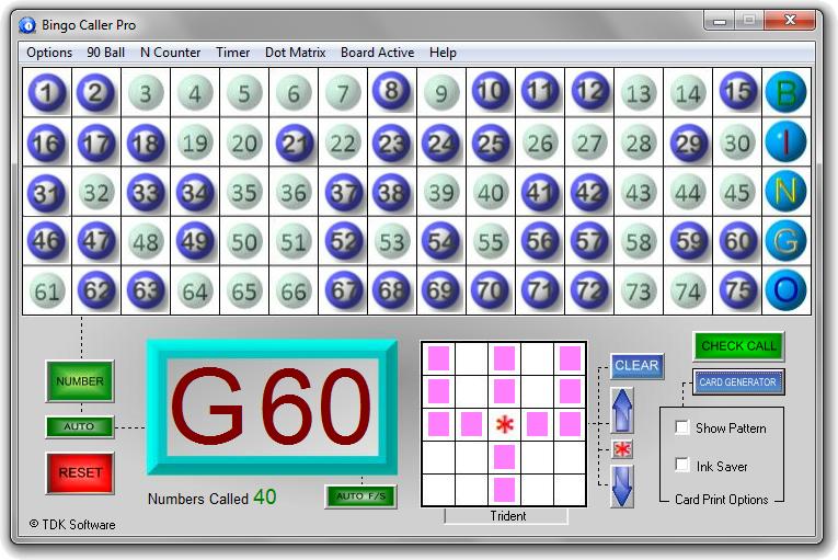 Screenshot af Bingo Caller Pro