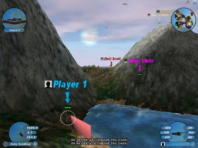 Screenshot af Scorched 3D